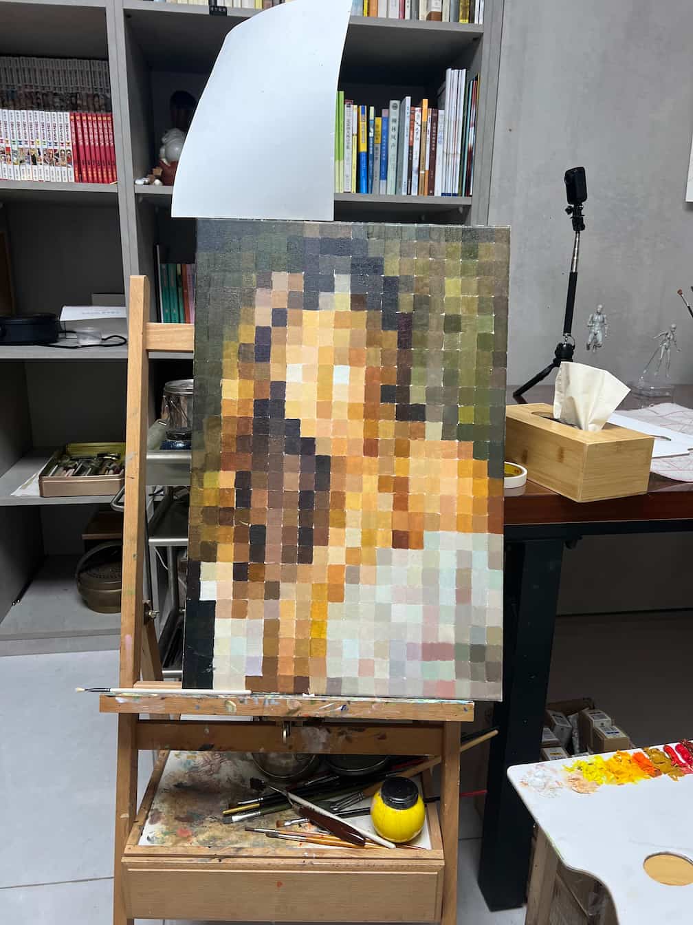 习作 马赛克少女